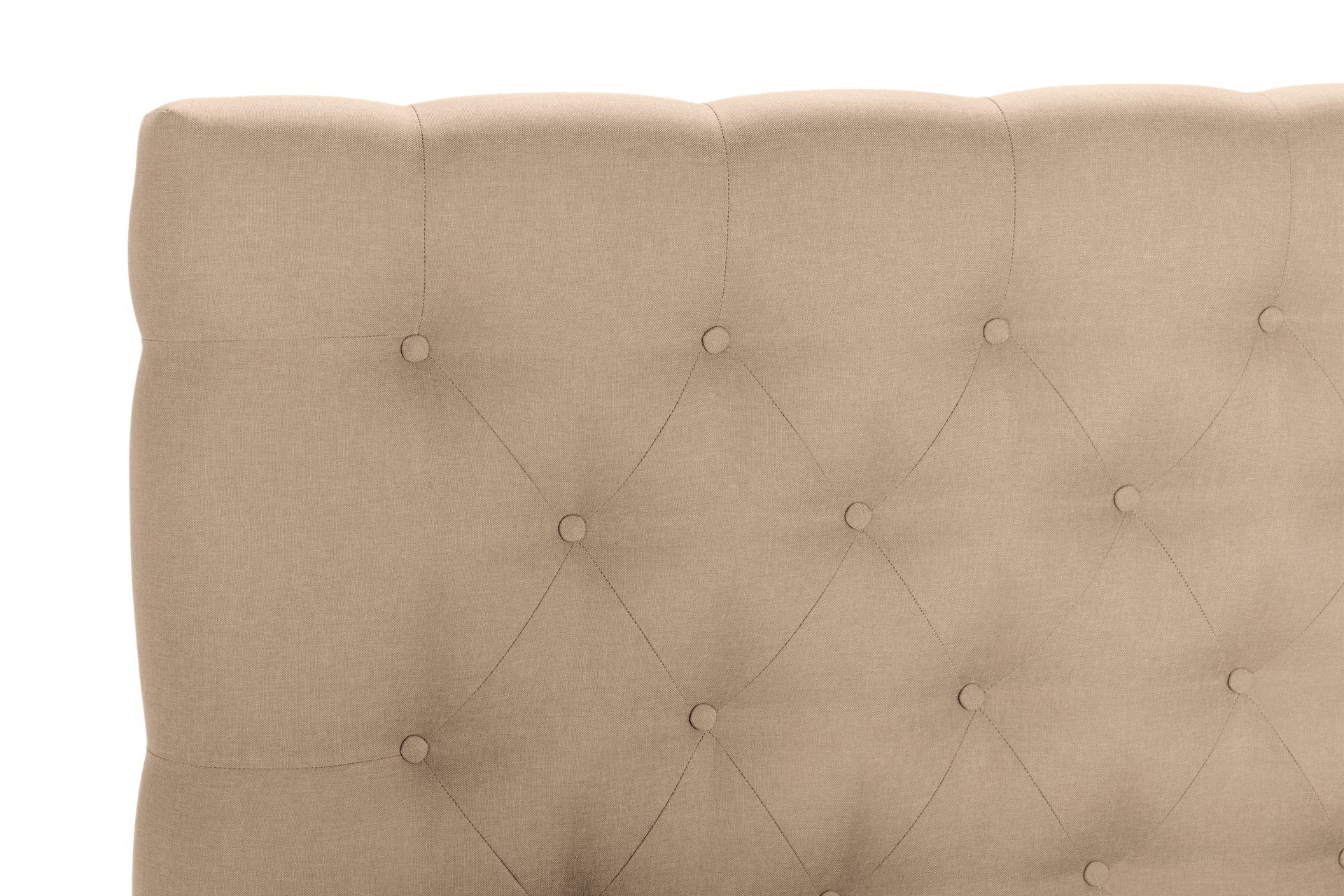 Scarlett Sengepakke 180x200 Skummadras - Dybtheftet gavl Beige - Møbler - Senge - Komplet sengepakke