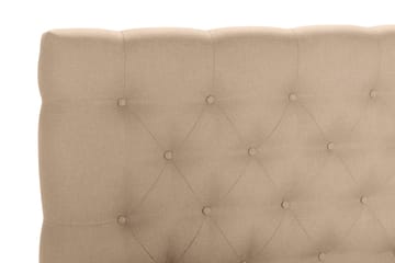 Scarlett Sengepakke 180x200 Skummadras - Dybtheftet gavl Beige - Møbler - Senge - Komplet sengepakke