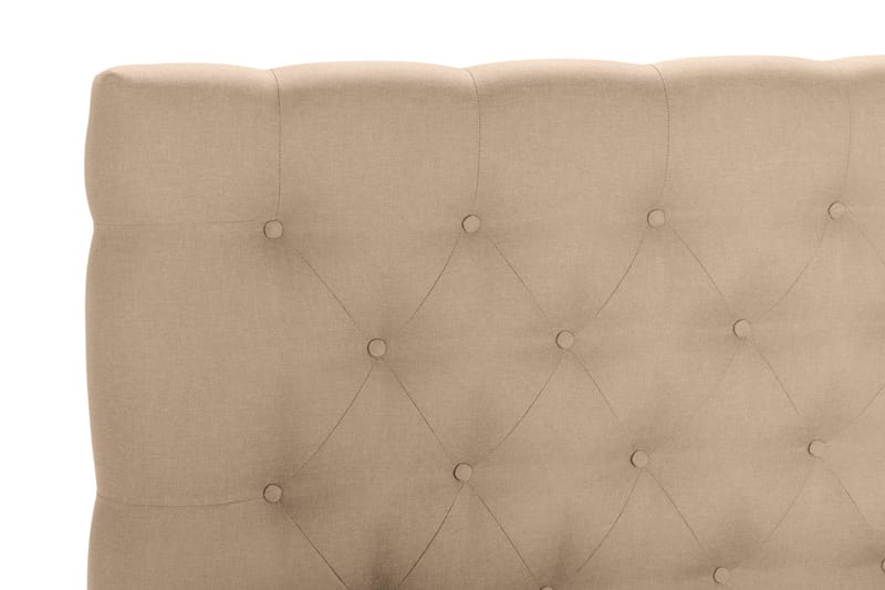 Scarlett Sengepakke 180x200 Skummadras - Dybtheftet gavl Beige - Møbler - Senge - Komplet sengepakke