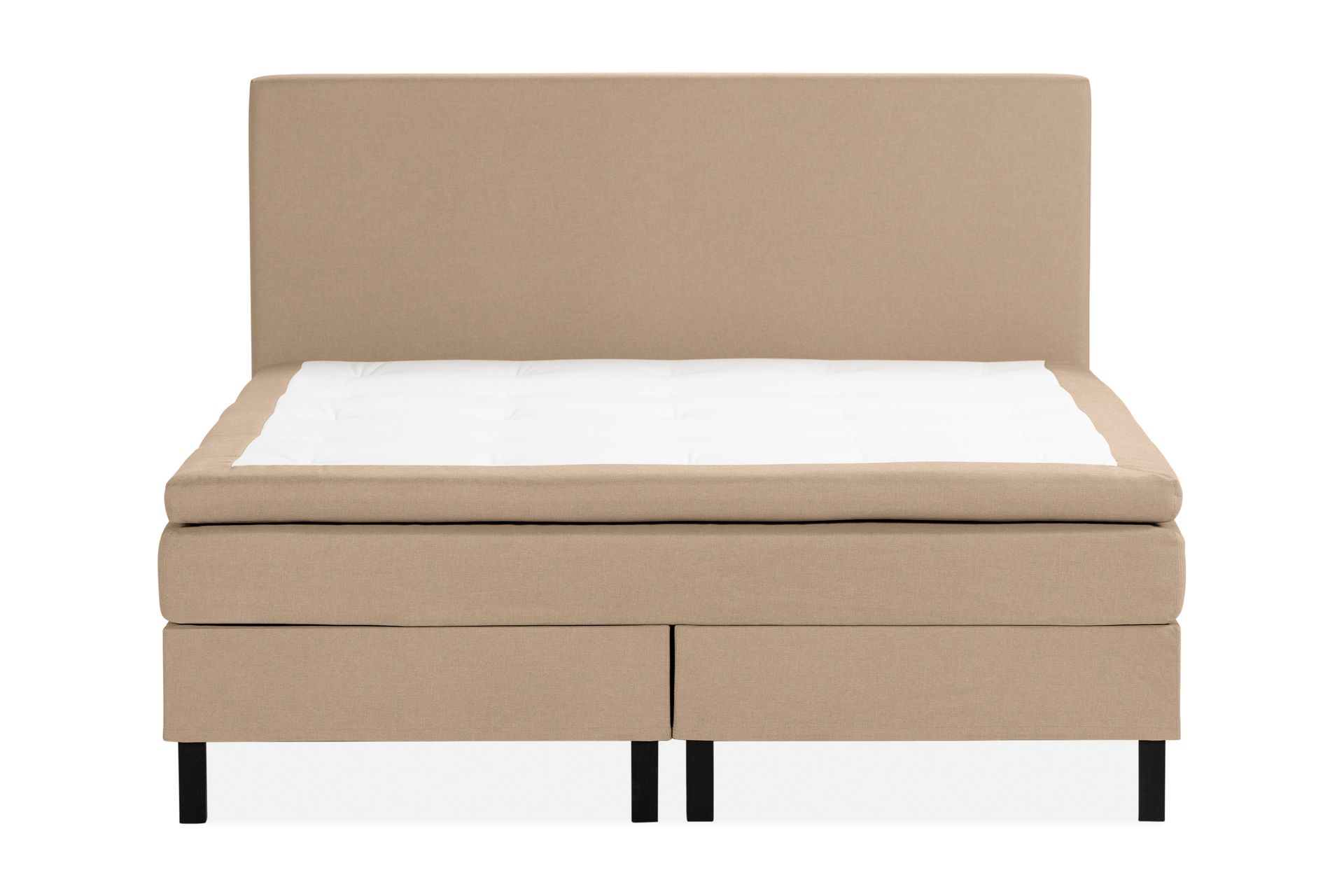Scarlett Sengepakke 180x200 Skummadras - Glat gavl Beige - Møbler - Senge - Komplet sengepakke