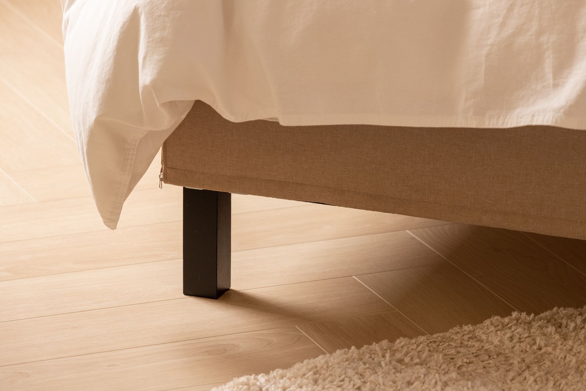 Scarlett Sengepakke 180x200 Skummadras - Glat gavl Beige - Møbler - Senge - Komplet sengepakke