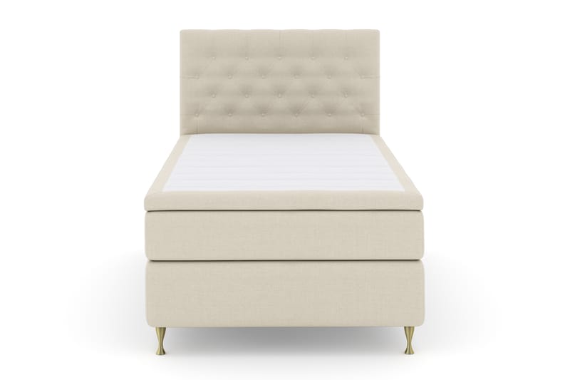 Select No 4 Komplet Sengepakke 120x200 Fast - Beige/Guld - Møbler - Senge - Komplet sengepakke