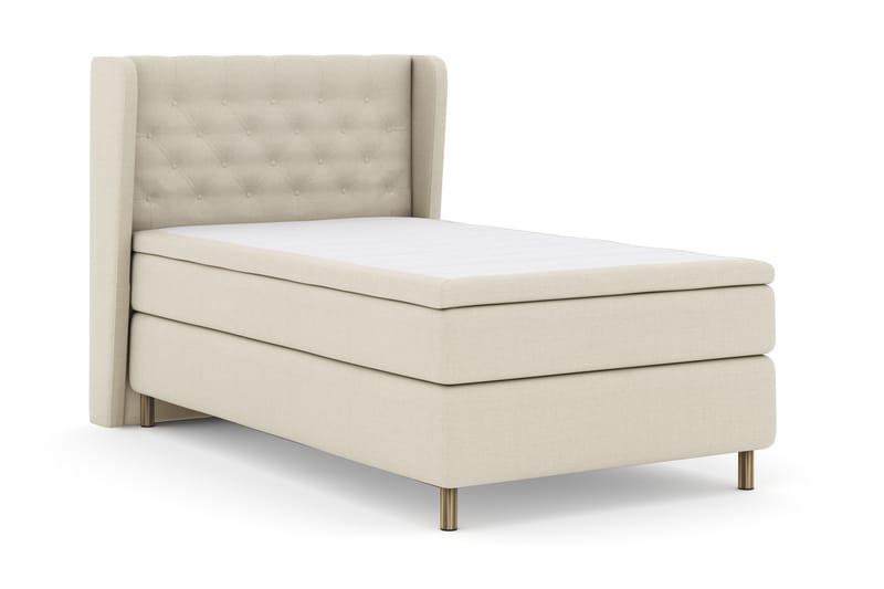 Select No 4 Komplet Sengepakke 120x200 Fast - Beige/Kobber - Møbler - Senge - Kontinentalsenge
