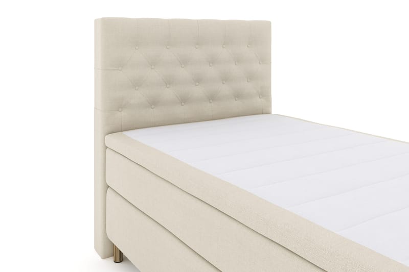 Select No 4 Komplet Sengepakke 120x200 Fast - Beige/Kobber - Møbler - Senge - Kontinentalsenge