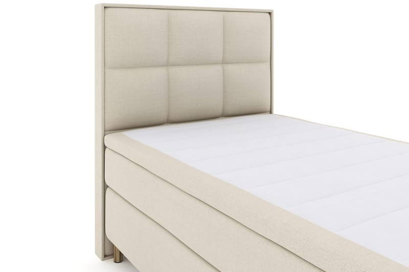 Select No 4 Komplet Sengepakke 120x200 Fast - Beige/Kobber - Møbler - Senge - Kontinentalsenge