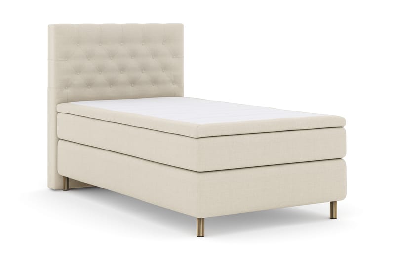 Select No 4 Komplet Sengepakke 120x200 Fast - Beige/Kobber - Møbler - Senge - Kontinentalsenge