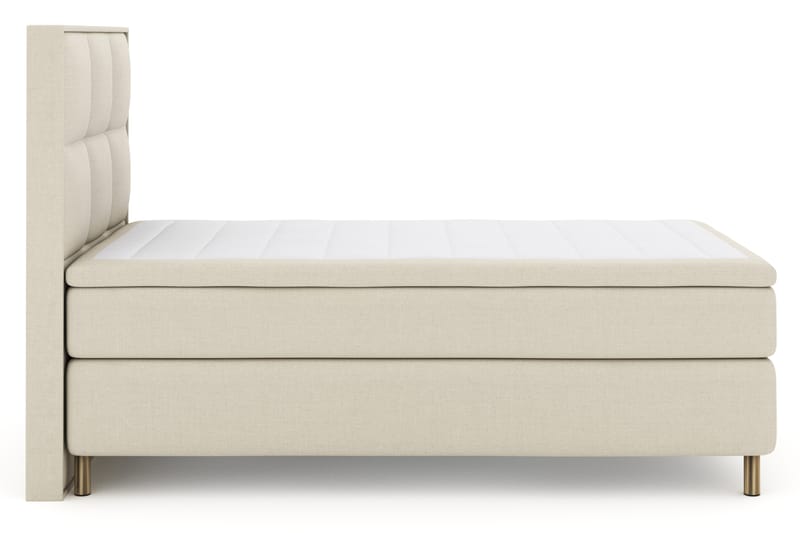 Select No 4 Komplet Sengepakke 120x200 Fast - Beige/Kobber - Møbler - Senge - Komplet sengepakke