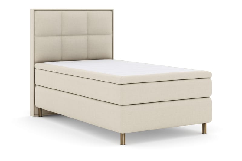 Select No 4 Komplet Sengepakke 120x200 Fast - Beige/Kobber - Møbler - Senge - Kontinentalsenge