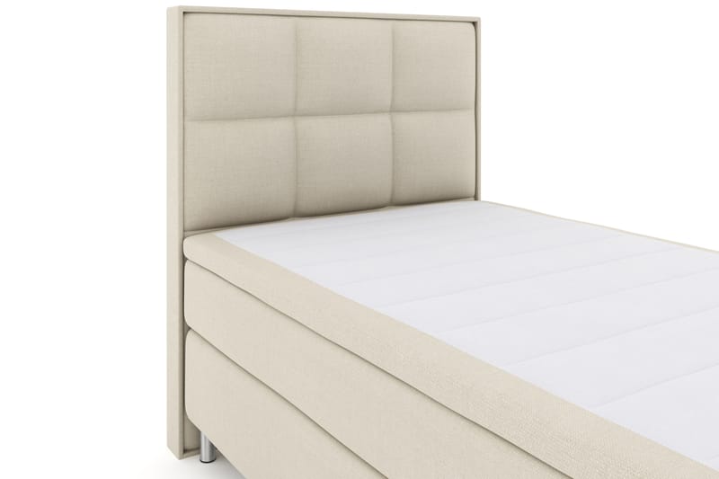 Select No 4 Komplet Sengepakke 120x200 Fast - Beige/Metal - Møbler - Senge - Komplet sengepakke