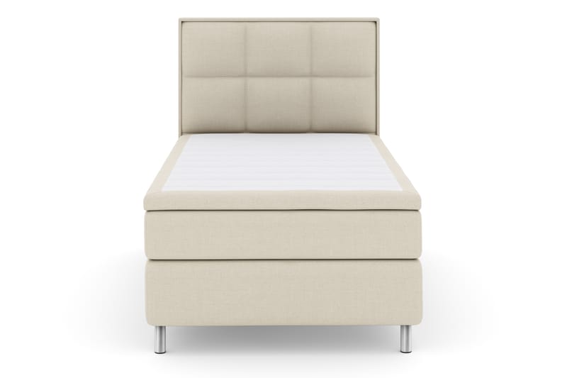 Select No 4 Komplet Sengepakke 120x200 Fast - Beige/Metal - Møbler - Senge - Komplet sengepakke