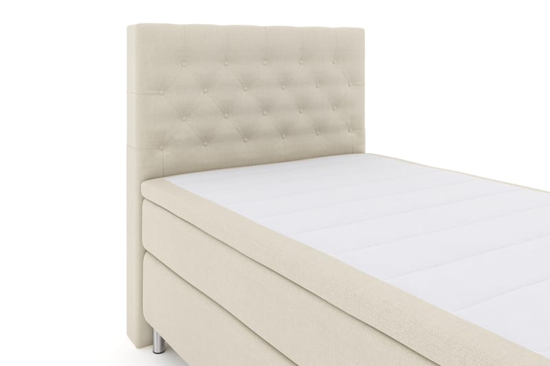 Select No 4 Komplet Sengepakke 120x200 Fast - Beige/Metal - Møbler - Senge - Komplet sengepakke