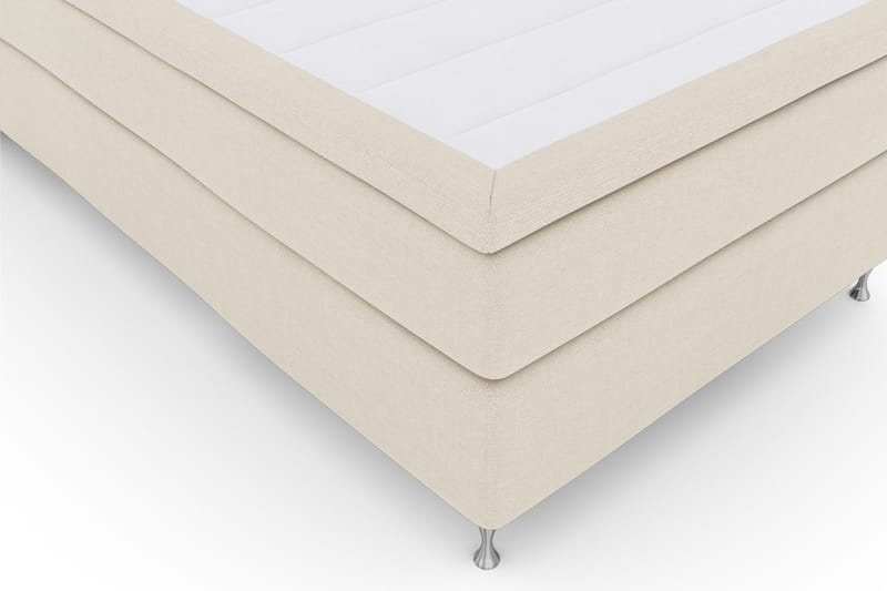 Select No 4 Komplet Sengepakke 120x200 Fast - Beige/Sølv - Møbler - Senge - Kontinentalsenge