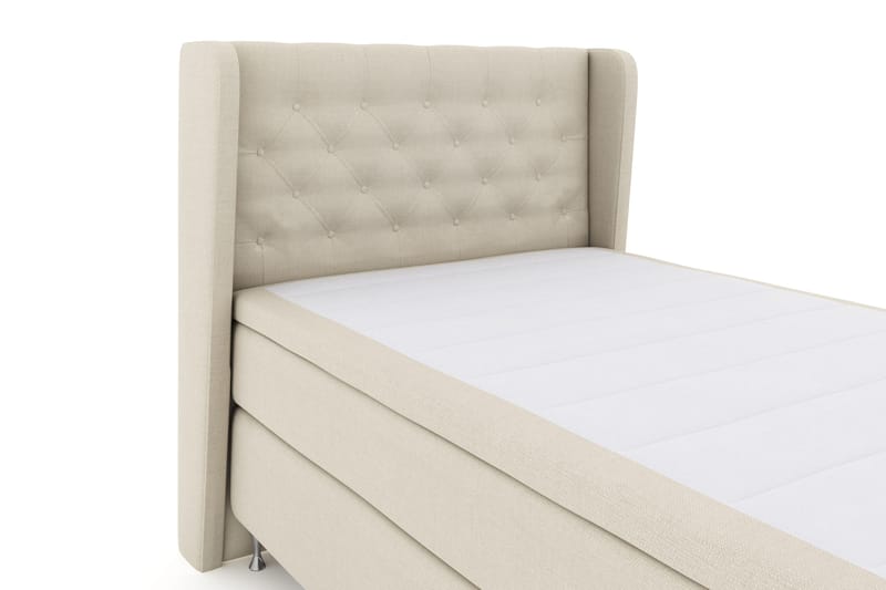 Select No 4 Komplet Sengepakke 120x200 Fast - Beige/Sølv - Møbler - Senge - Kontinentalsenge