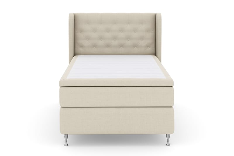 Select No 4 Komplet Sengepakke 120x200 Fast - Beige/Sølv - Møbler - Senge - Komplet sengepakke