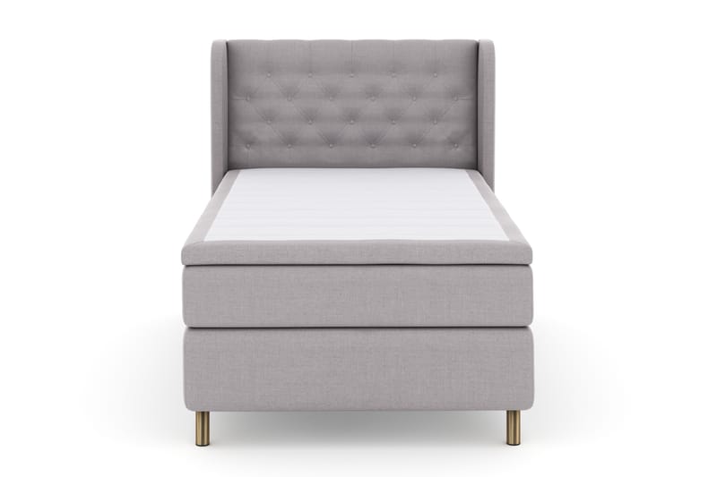 Select No 4 Komplet Sengepakke 120x200 Fast - Lysegrå/Kobber - Møbler - Senge - Kontinentalsenge