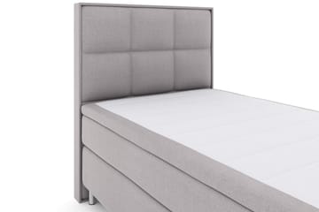 Select No 4 Komplet Sengepakke 120x200 Fast - Lysegrå/Metal - Møbler - Senge - Komplet sengepakke