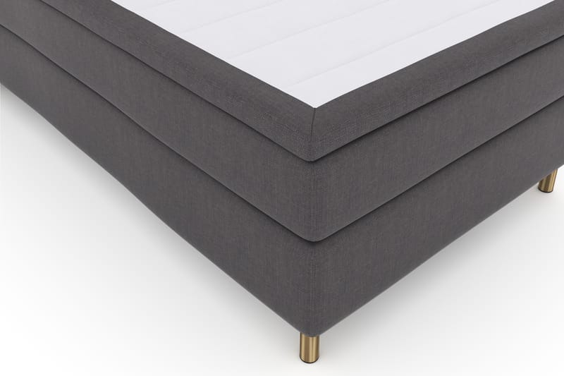 Select No 4 Komplet Sengepakke 120x200 Fast - Mørkegrå/Kobber - Møbler - Senge - Kontinentalsenge