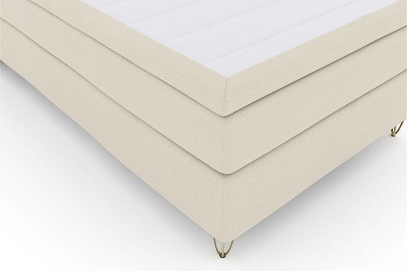 Select No 4 Komplet Sengepakke 120x200 Medium - Beige/Metal V-form - Komplet sengepakke - Kontinentalsenge