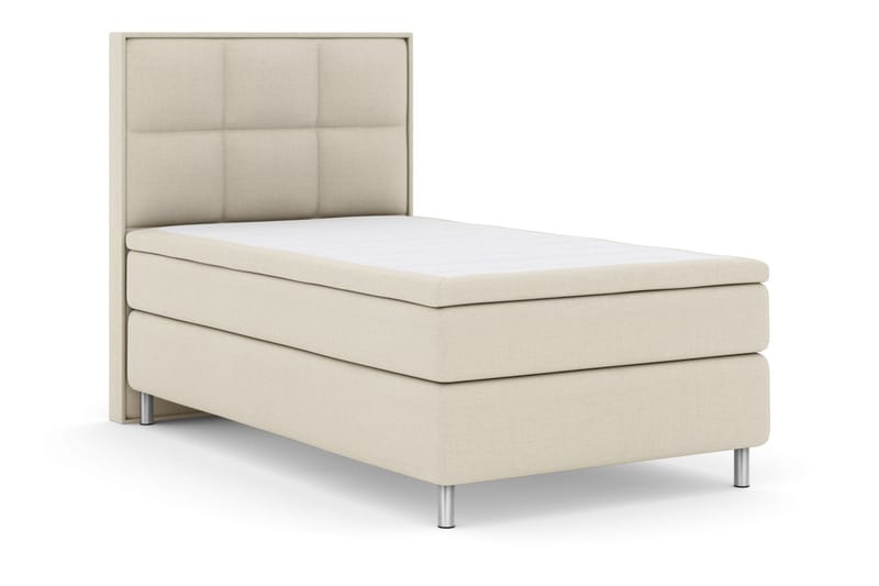Select No 4 Komplet Sengepakke 120x200 Medium - Beige/Metal - Møbler - Senge - Komplet sengepakke