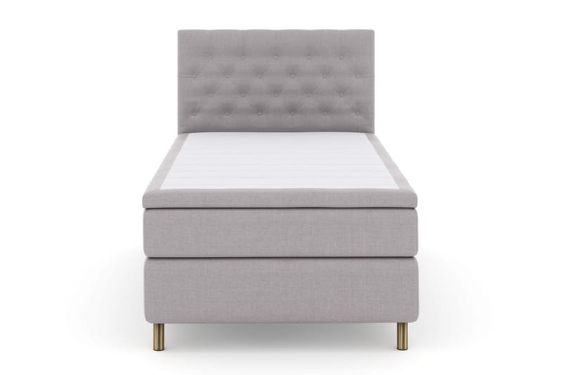 Select No 4 Komplet Sengepakke 120x200 Medium - Lysegrå/Kobber - Møbler - Senge - Kontinentalsenge