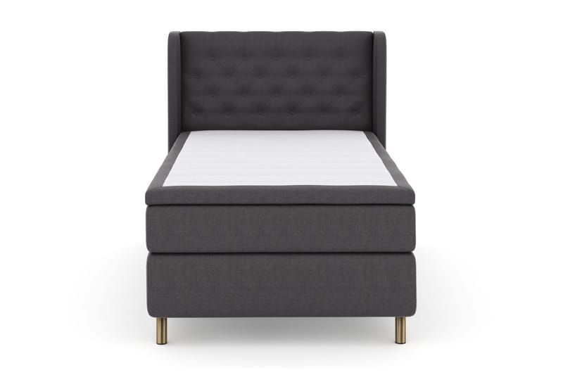 Select No 4 Komplet Sengepakke 120x200 Medium - Mørkegrå/Kobber - Møbler - Senge - Komplet sengepakke