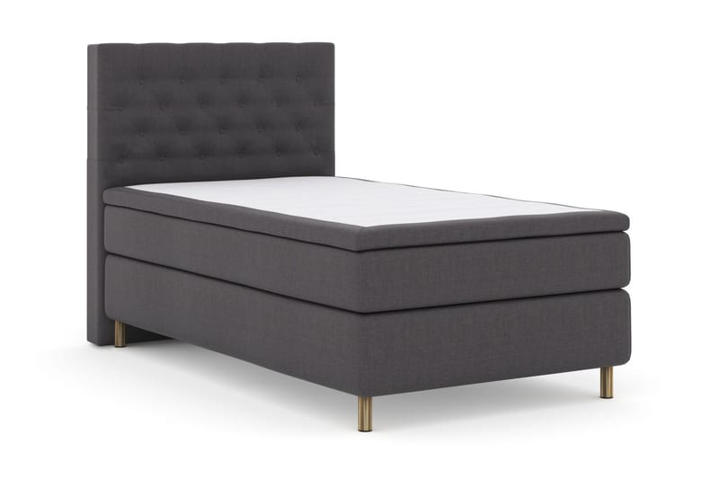 Select No 4 Komplet Sengepakke 120x200 Medium - Mørkegrå/Kobber - Møbler - Senge - Kontinentalsenge