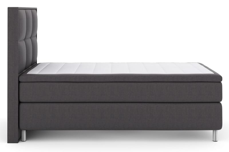 Select No 4 Komplet Sengepakke 120x200 Medium - Mørkegrå/Metal - Møbler - Senge - Komplet sengepakke