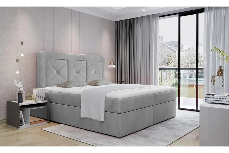 Sidria Sengepakke 160x200 cm, Grå