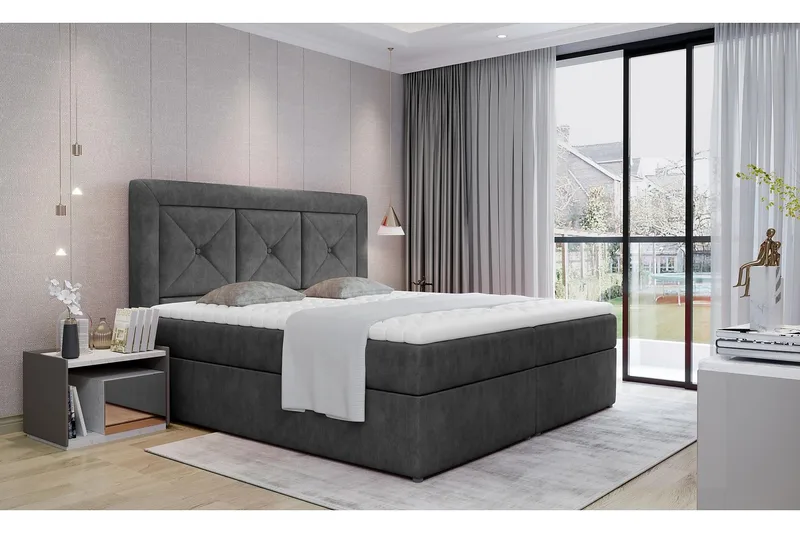 Sidria Sengepakke 180x200 cm, Grå