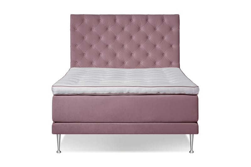 Victoria Komplet sengepakke 140x200 - Cerise - Møbler - Senge - Kontinentalsenge