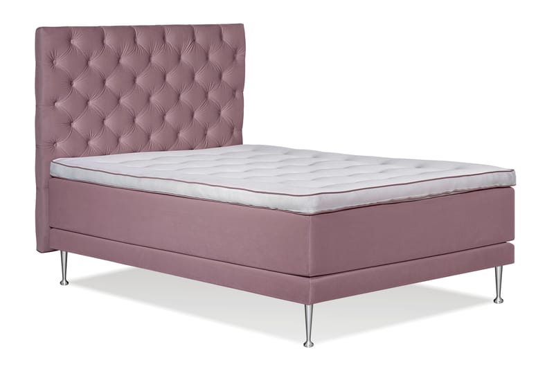 Victoria Komplet sengepakke 140x200 - Cerise - Møbler - Senge - Kontinentalsenge