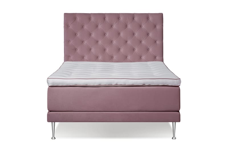Victoria Komplet sengepakke 140x200 - Cerise - Møbler - Senge - Kontinentalsenge