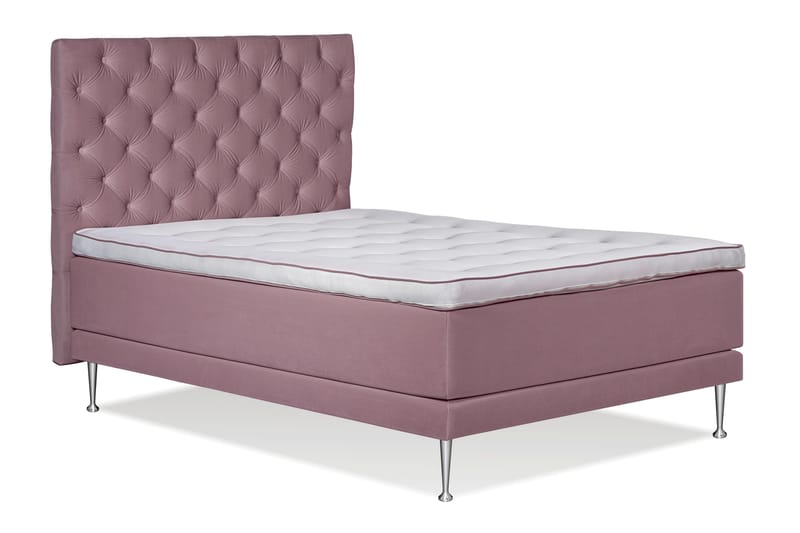 Victoria Komplet sengepakke 140x200 - Cerise - Møbler - Senge - Kontinentalsenge