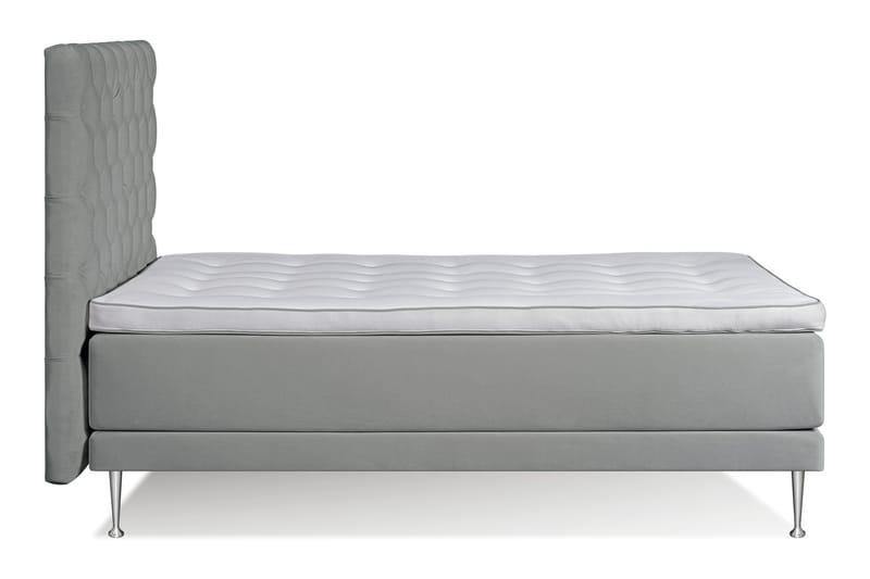 Victoria Komplet sengepakke 140x200 - Lysegrå - Møbler - Senge - Komplet sengepakke