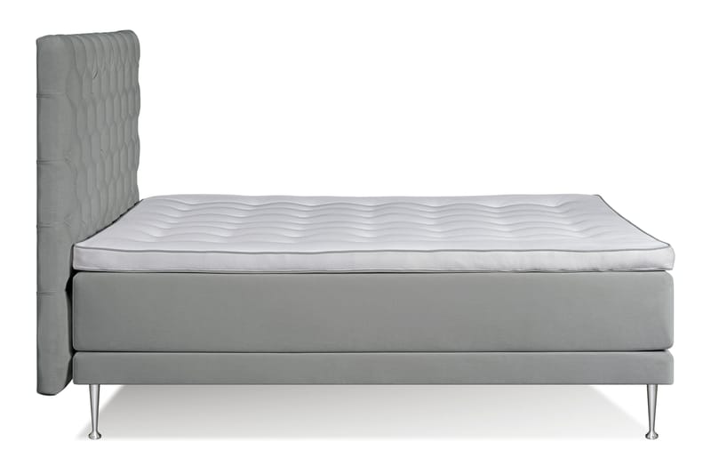 Victoria Komplet sengepakke 160x200 - Lysegrå - Møbler - Senge - Komplet sengepakke