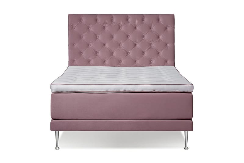 VICTORIA Kontinentalseng 140 - Cerise - Møbler - Senge - Kontinentalsenge