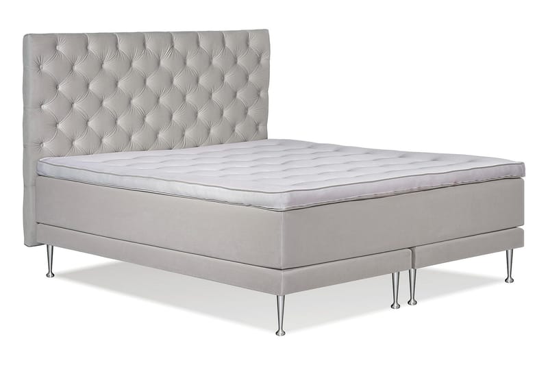 VICTORIA Kontinentalseng 160 - Lyserød - Møbler - Senge - Kontinentalsenge