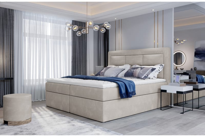 Vivera Sengepakke 140x200 cm - Beige - Møbler - Senge - Komplet sengepakke
