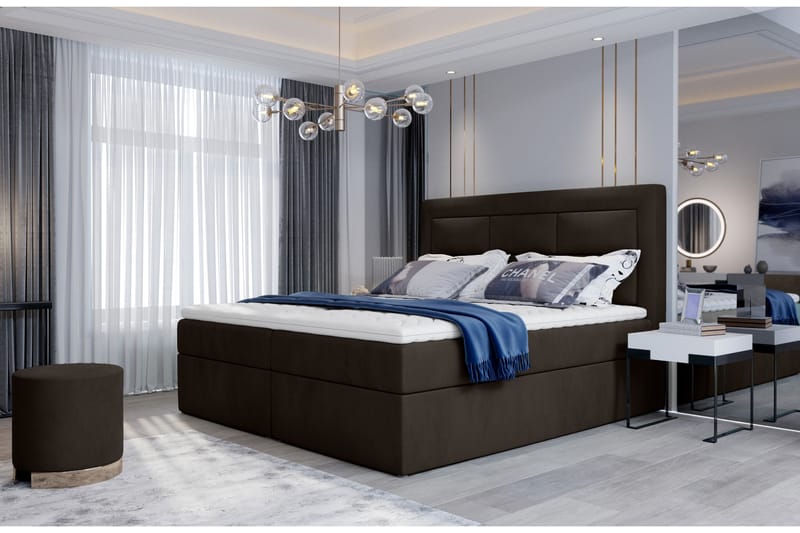 Vivera Sengepakke 140x200 cm - Brun - Komplet sengepakke