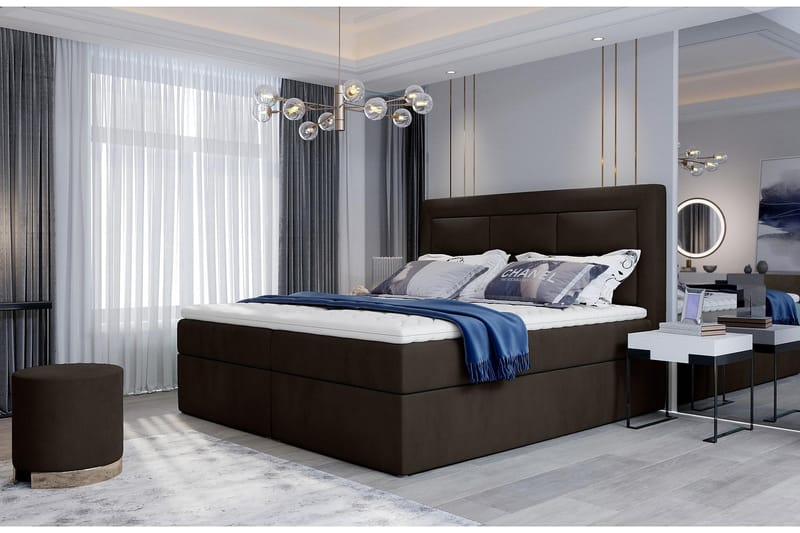 Vivera Sengepakke 160x200 cm - Brun - Komplet sengepakke