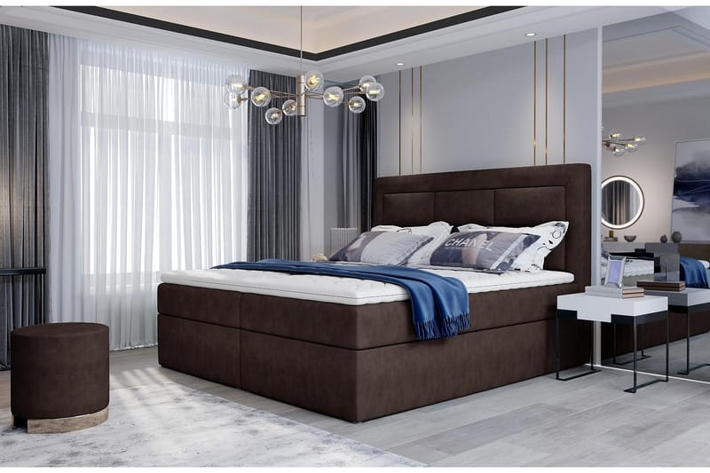 Vivera Sengepakke 180x200 cm - Brun - Komplet sengepakke