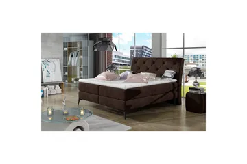 Komplett sängpaket kontinentalsäng Eltap Mörkbrun 180x200 DEL