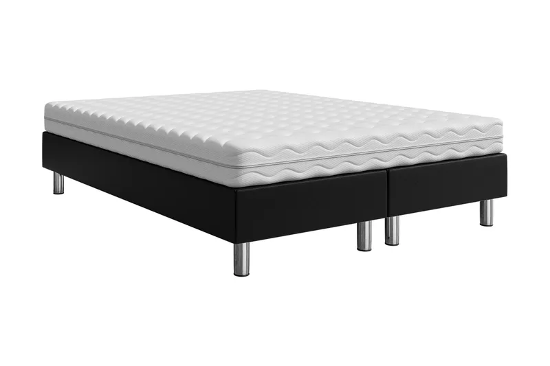 Adeliza kontinentalseng 140x200 cm - Mørkegrå - Møbler - Senge - Kontinentalsenge