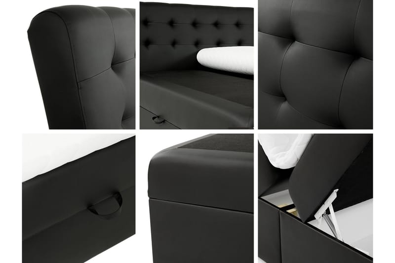 Alvik kontinentalseng 160x200 - Beige - Møbler - Senge - Kontinentalsenge