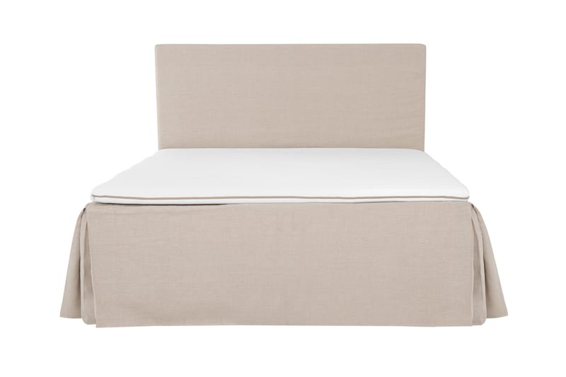 Ava Kontinentalseng 160x200 - Beige - Møbler - Senge - Kontinentalsenge
