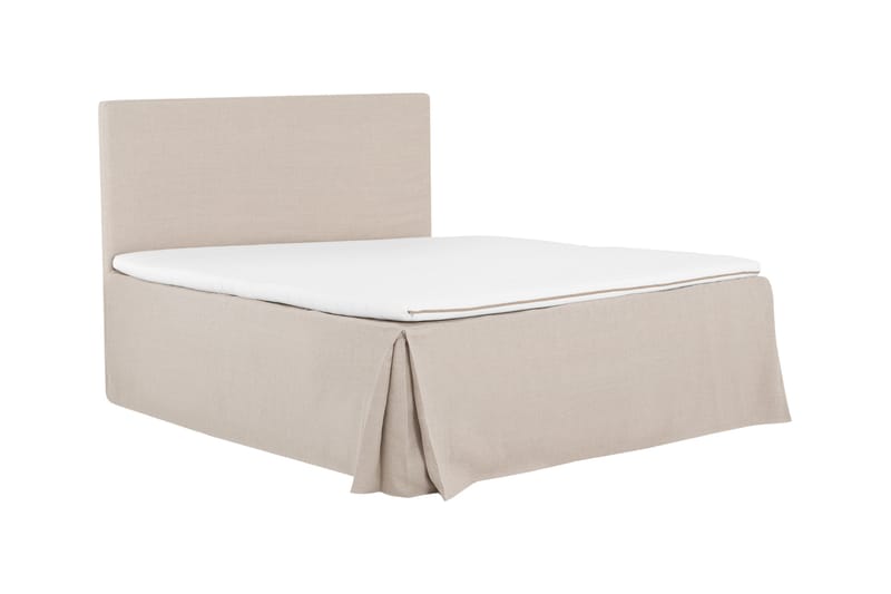 Ava Kontinentalseng 160x200 - Beige - Møbler - Senge - Kontinentalsenge