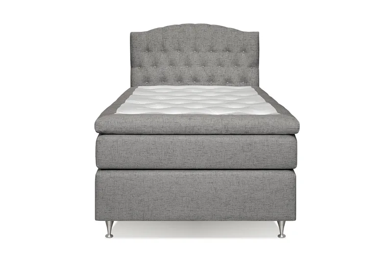 Belda Kontinentalseng 120x200 Medium - Grå - Møbler - Senge - Kontinentalsenge