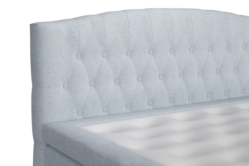 Belda Kontinentalseng 120x200 Medium - Lyseblå - Møbler - Senge - Kontinentalsenge