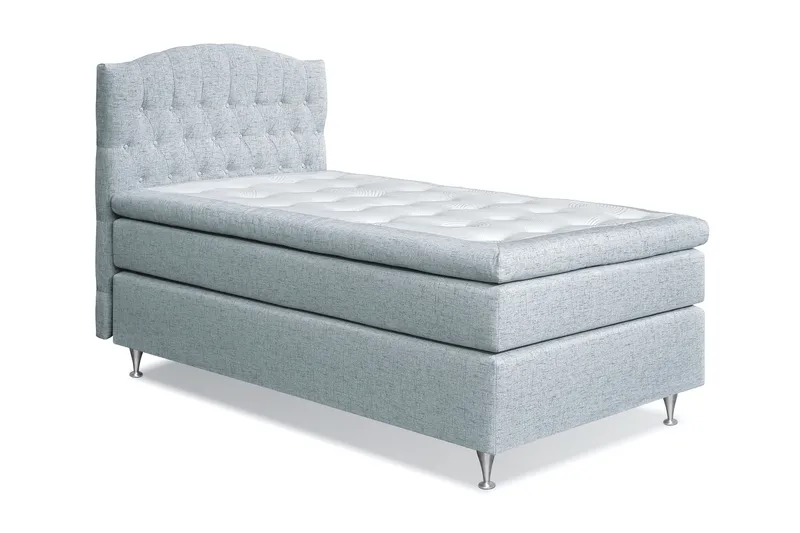 Belda Kontinentalseng 120x200 Medium - Lyseblå - Møbler - Senge - Kontinentalsenge