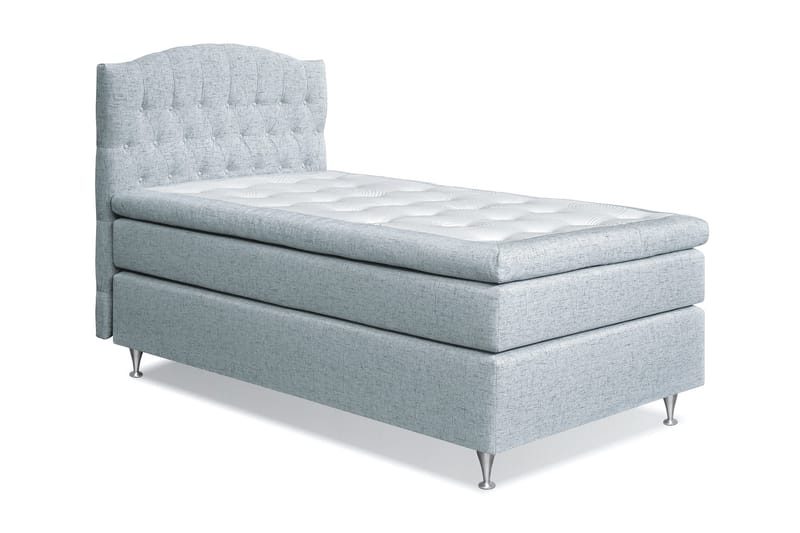 Belda Kontinentalseng 120x200 Medium - Lyseblå - Møbler - Senge - Kontinentalsenge